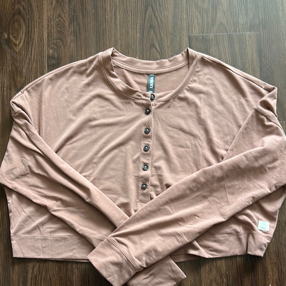 Women's Mauve Long-Sleeve Vuori Top